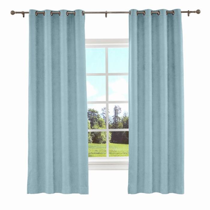 KANTE Polyester Cotton Drapery With Lining Curtains