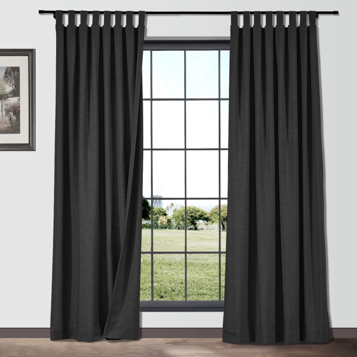 ISABELLA Cotton Linen Curtain Drapery Custom