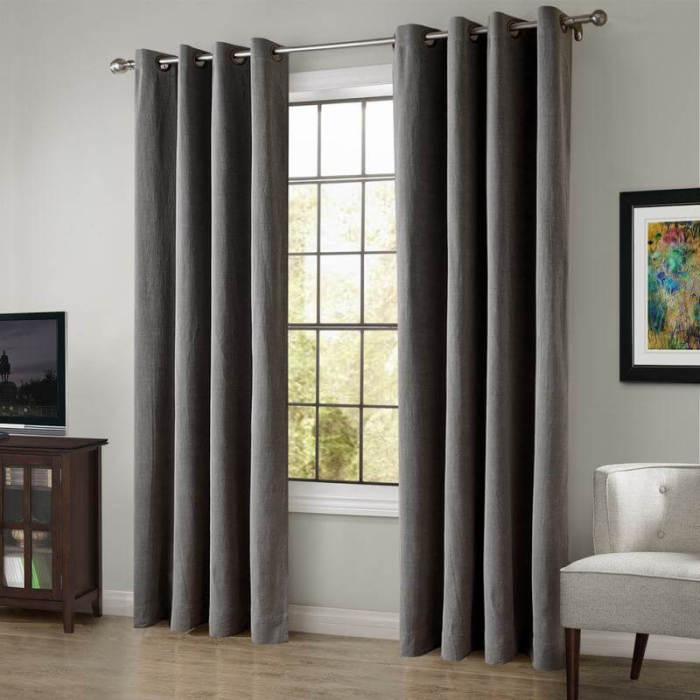 Heavy Weight 100% Linen Curtain Drapery TRENCH