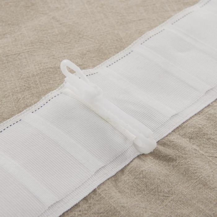 Cotton Linen Curtain Drapery Lined Curtain MASHA