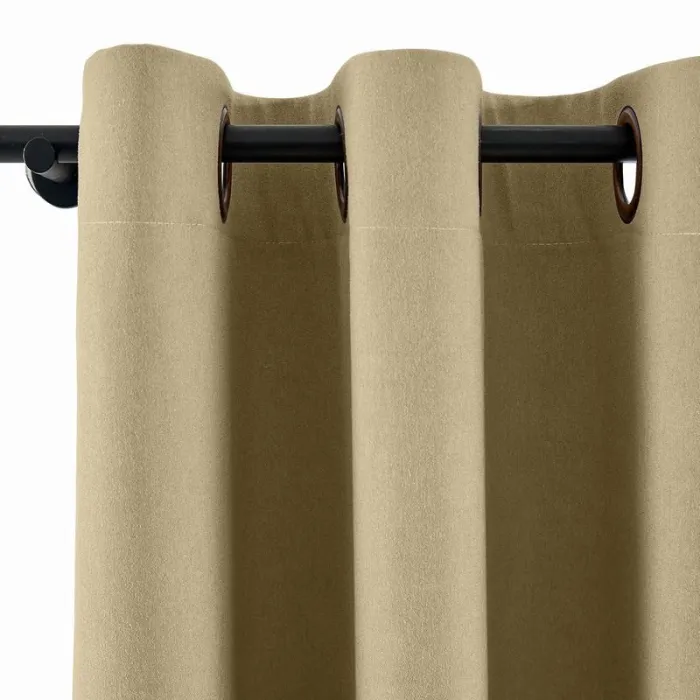 Yeffa Grommet Curtain Room Darkening Panel Blackout Lined