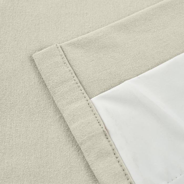 Pinch Pleat Room Darkening Blackout Curtain with Liner Capri