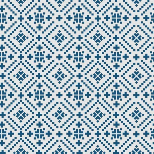 Geometric Print Polyester Linen Curtain Drapery OSCAR
