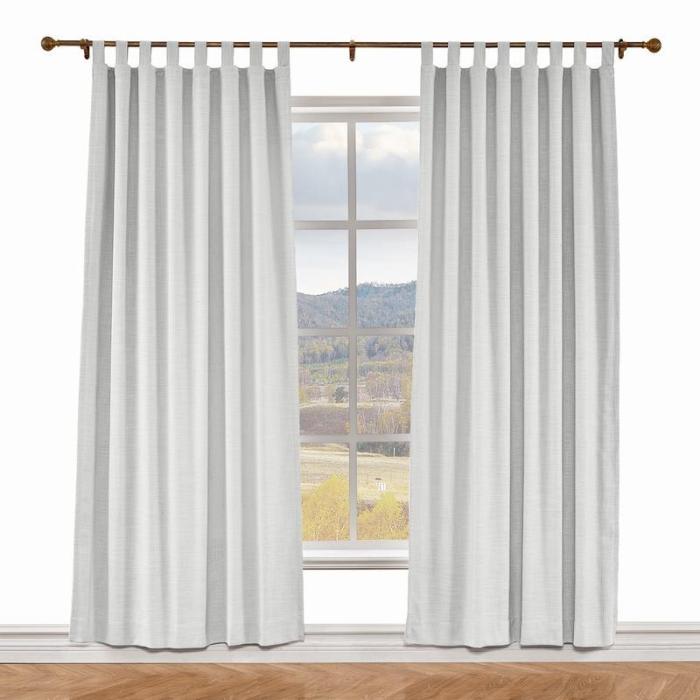 LIZ Polyester Linen Curtain Drapery Custom