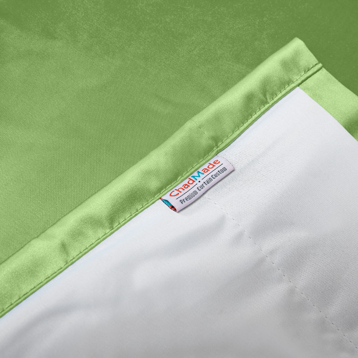 Polyester Cotton Silk Curtain Drape Panel in Antique Bronze Grommet with Blackout Lined LHZ