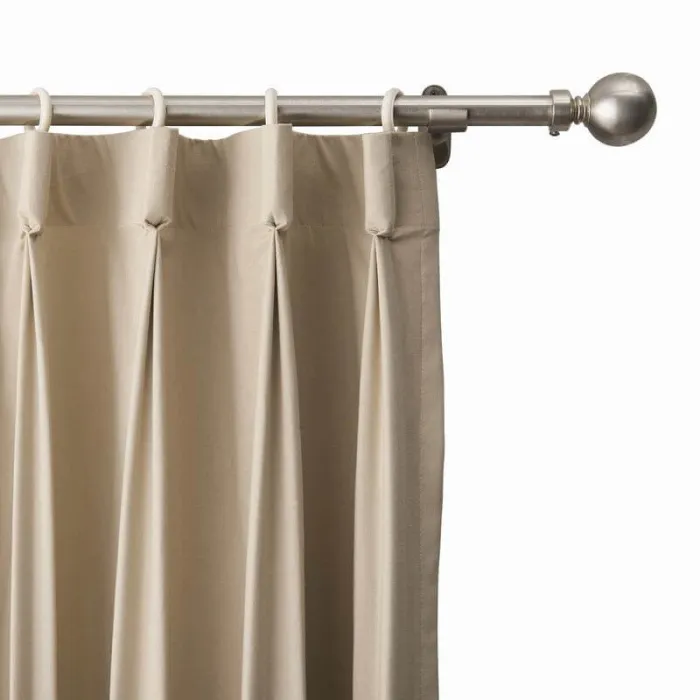 Heavy Weight Rayon Chenille Floral Jacquard Curtain Panel Posie