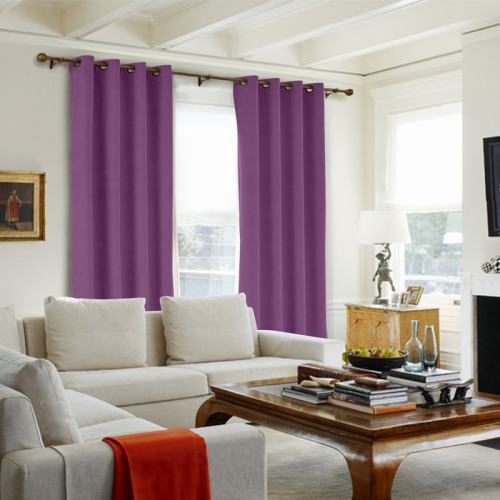 CUSTOM Kante Byzantium Polyester Cotton Drapery With Lining Curtains