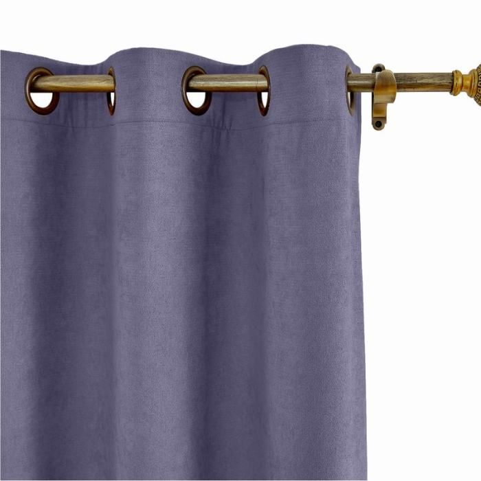 KANTE Polyester Cotton Drapery With Lining Curtains