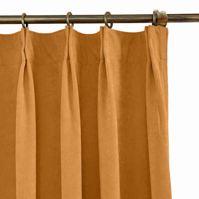 KANTE Polyester Cotton Drapery With Lining Curtains