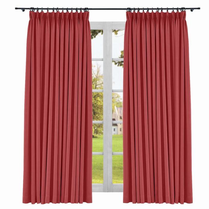 Yeffa Pinch Pleated Curtain Blackout Lined Drapery Window Panel