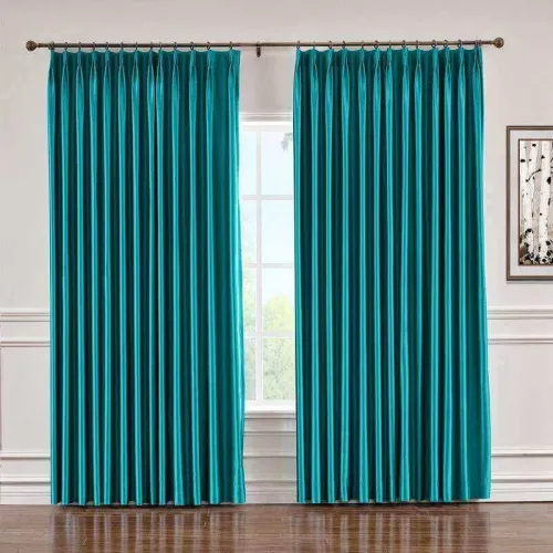 CUSTOM Lao Hang Zhou Peacock Polyester Cotton Thermal Insulated Curtain