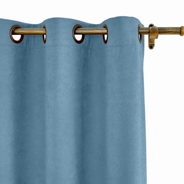 KANTE Polyester Cotton Drapery With Lining Curtains