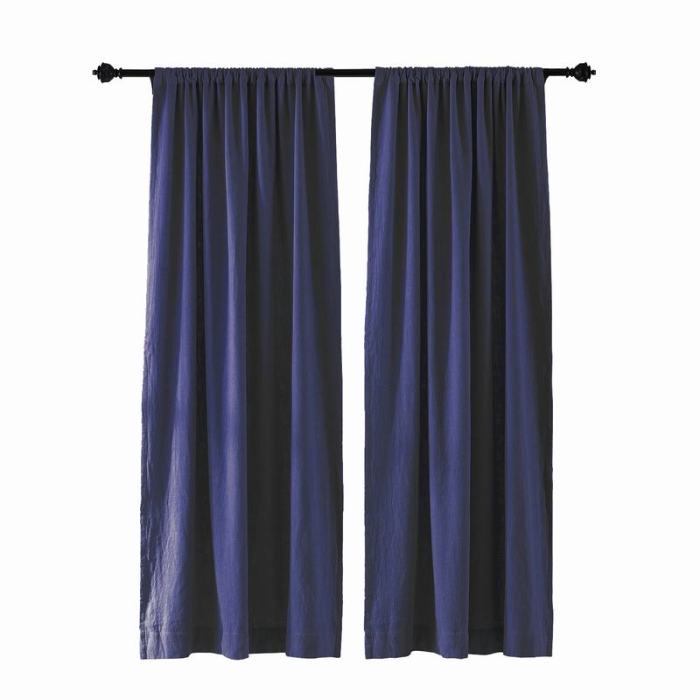 Cotton Linen Curtain Drapery Lined Curtain MASHA
