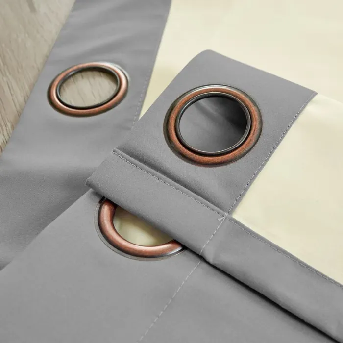 100% Blackout Curtain Grommet Drapery Foam Coated Curtain Saba
