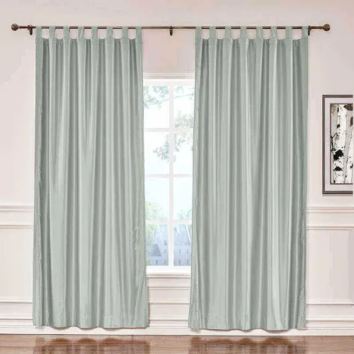 CUSTOM Lao Hang Zhou Light Grey Polyester Cotton Thermal Insulated Curtain