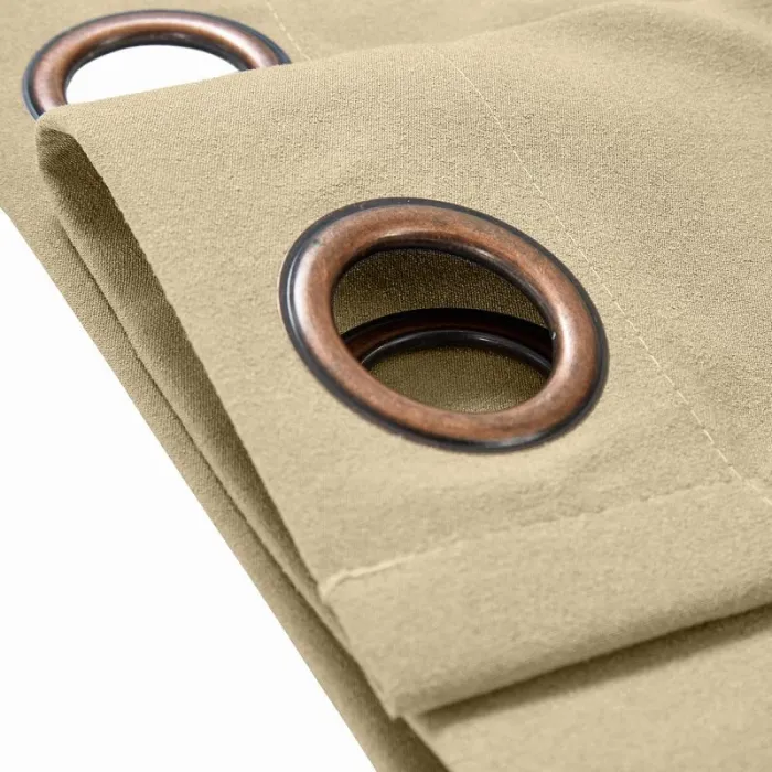 Yeffa Grommet Curtain Room Darkening Panel Blackout Lined