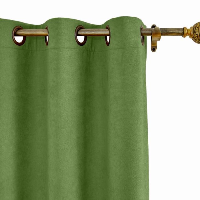 KANTE Polyester Cotton Drapery With Lining Curtains