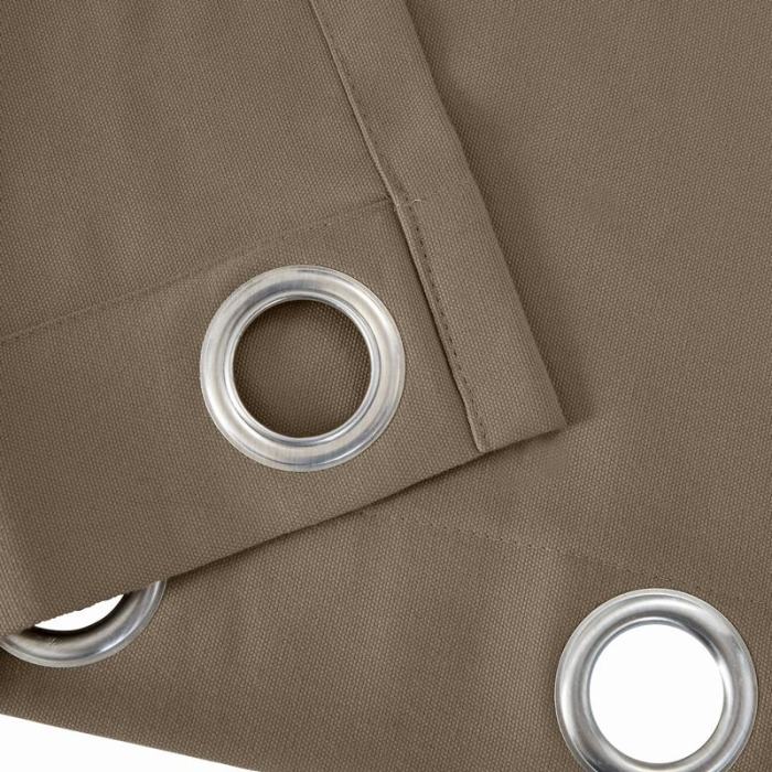 EDITH Outdoor Curtain Waterproof Rustproof Fading Resistant Drapery Patio Curtains