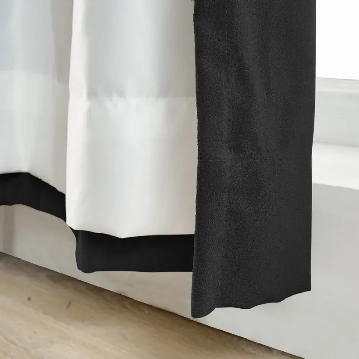 Yeffa Grommet Curtain Room Darkening Panel Blackout Lined