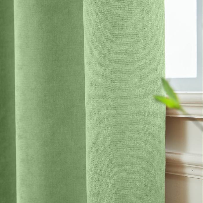 KANTE Polyester Cotton Drapery With Lining Curtains
