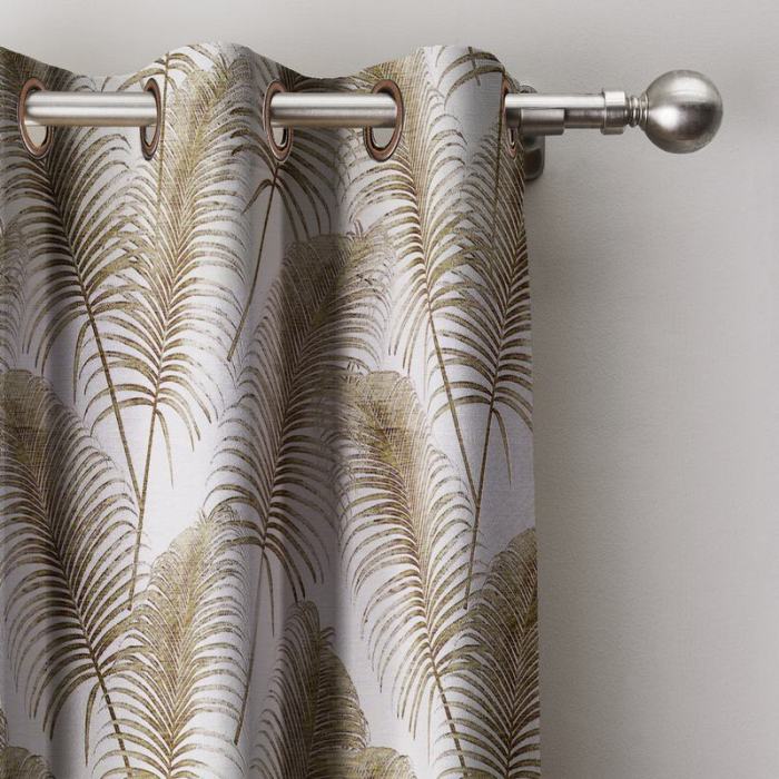 Leaves Print Curtain Window Darpe Elenor