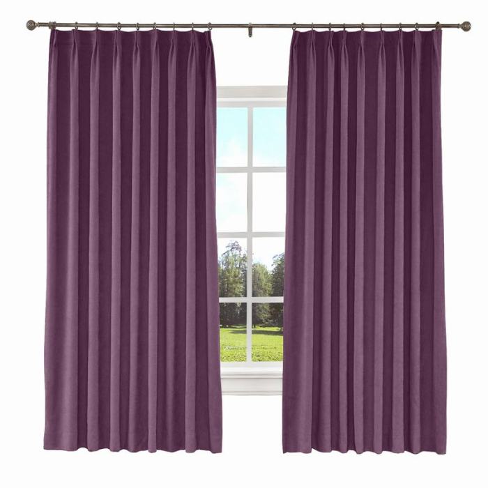 KANTE Polyester Cotton Drapery With Lining Curtains
