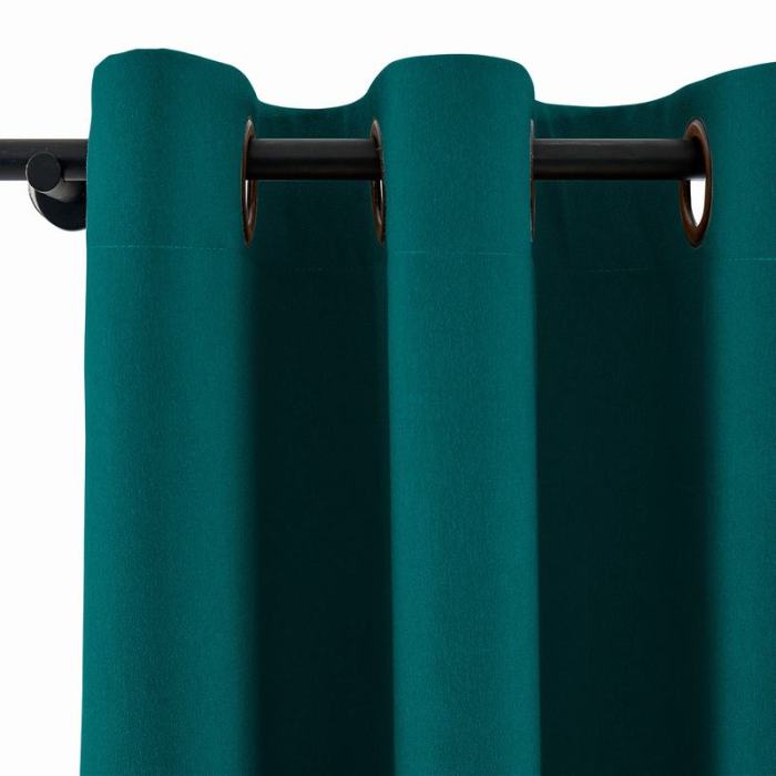 Yeffa Grommet Curtain Room Darkening Panel Blackout Lined