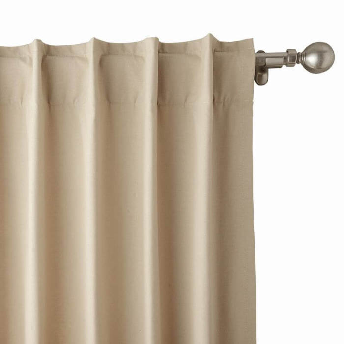 OLIVE Luxury Textured Faux Linen Curtain
