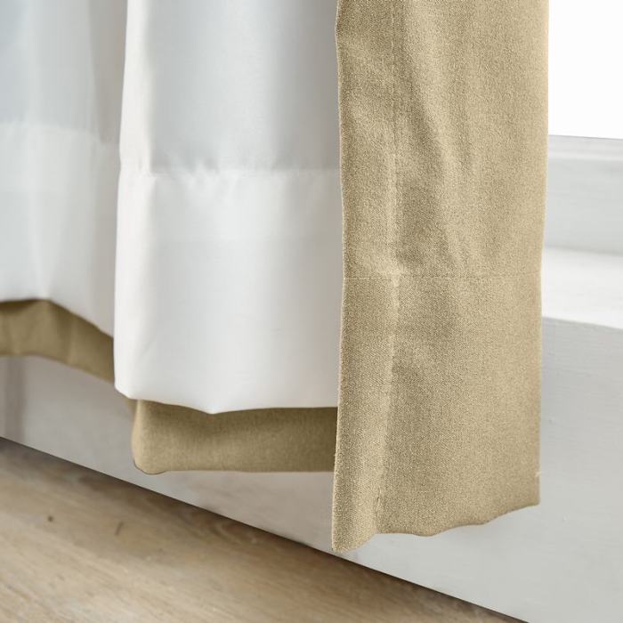 Yeffa Grommet Curtain Room Darkening Panel Blackout Lined