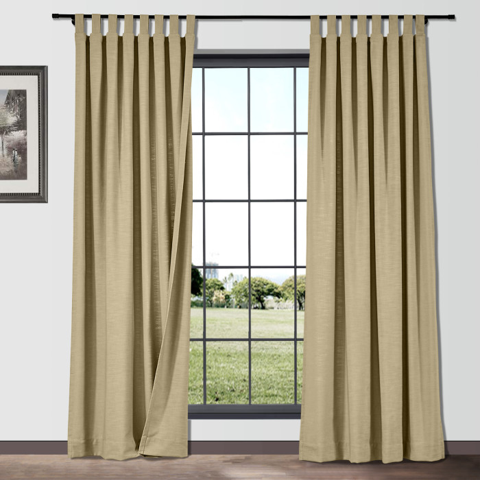 ISABELLA Cotton Linen Curtain Drapery Custom