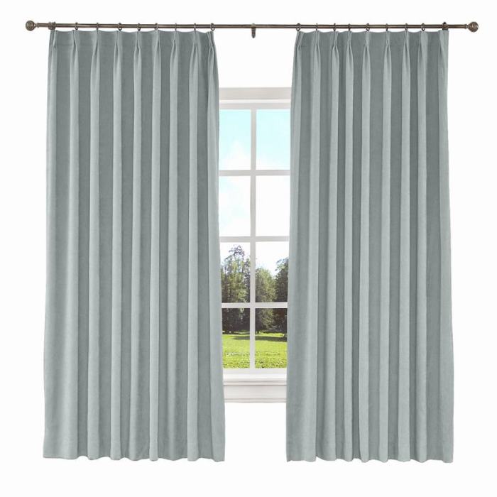 KANTE Polyester Cotton Drapery With Lining Curtains
