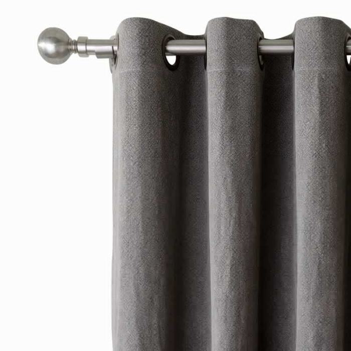 TRENCH Heavy Weight 100% Linen Curtain Drapery Custom