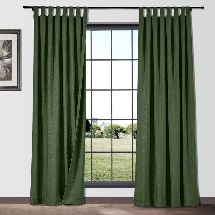 ISABELLA Cotton Linen Curtain Drapery Custom