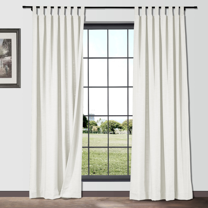 ISABELLA Cotton Linen Curtain Drapery Custom