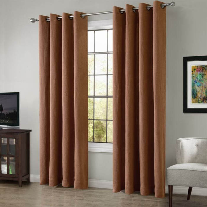 Heavy Weight 100% Linen Curtain Drapery TRENCH