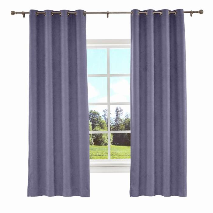 KANTE Polyester Cotton Drapery With Lining Curtains