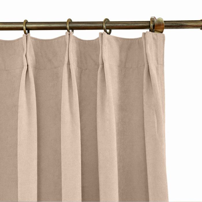 KANTE Polyester Cotton Drapery With Lining Curtains