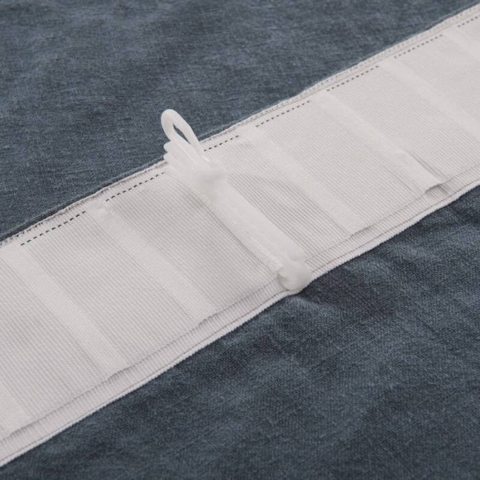 Cotton Linen Curtain Drapery Flat hook for Track Lined Curtain MaSha