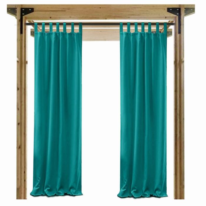 Blackout Waterproof Outdoor Curtain Patio Drapery Custom ROSE
