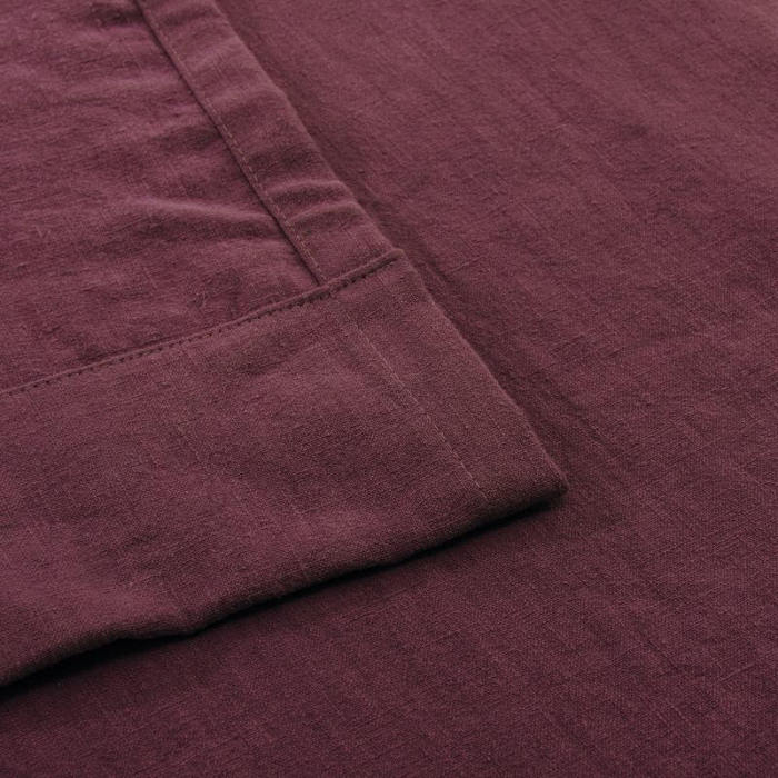 Cotton Linen Curtain Drapery Flat hook for Track Lined Curtain MaSha