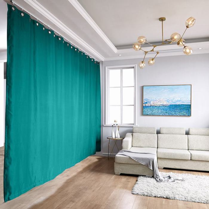 Ceiling Track Room Divider Curtain Kit for Any Space