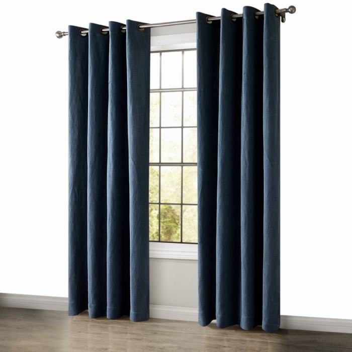 TRENCH Heavy Weight 100% Linen Curtain Drapery Custom