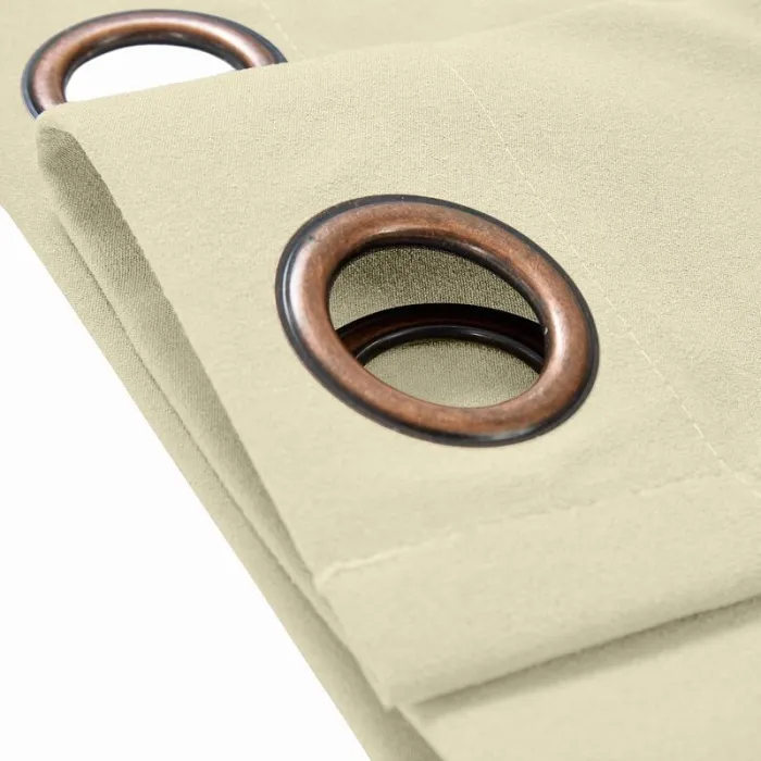 Yeffa Grommet Curtain Room Darkening Panel Blackout Lined