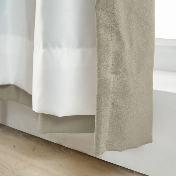 Yeffa Grommet Curtain Room Darkening Panel Blackout Lined