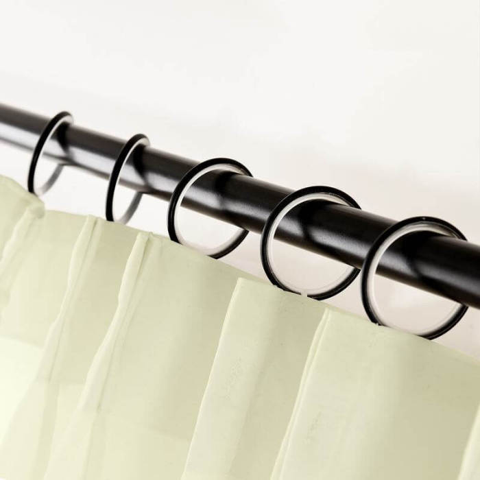 Indoor Outdoor Sheer Curtain Pinch Pleat Wide Opulent Voile Drape SCANDINA
