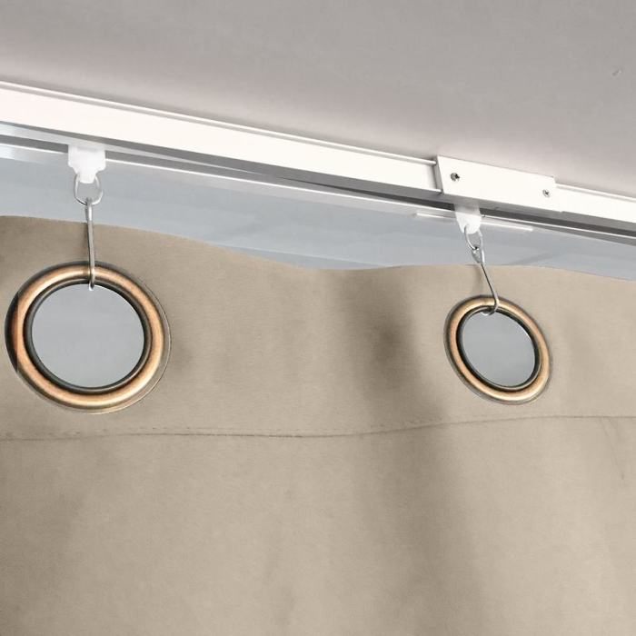 Ceiling Track Room Divider Curtain Kit for Any Space
