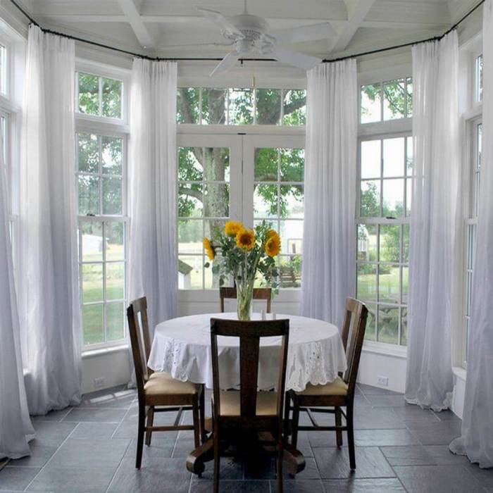 【Custom】Hanna Gradient Ombre Sheer Curtain Tulle Gradual Drapery For Indoor Outdoor,12 Colors