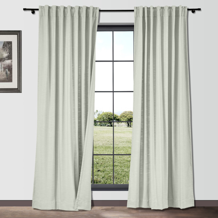ISABELLA Cotton Linen Curtain Drapery Custom