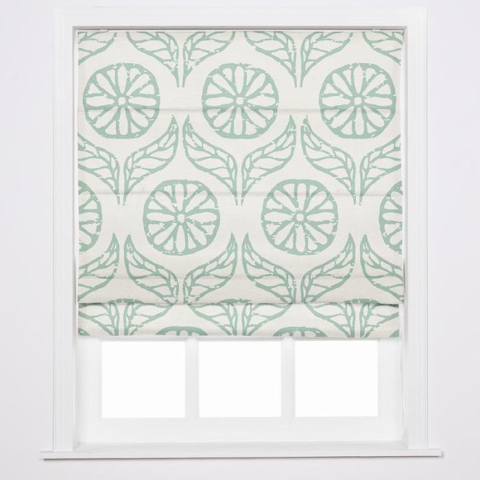 CASHMERE Nature Print Polyester Linen Roman Shade
