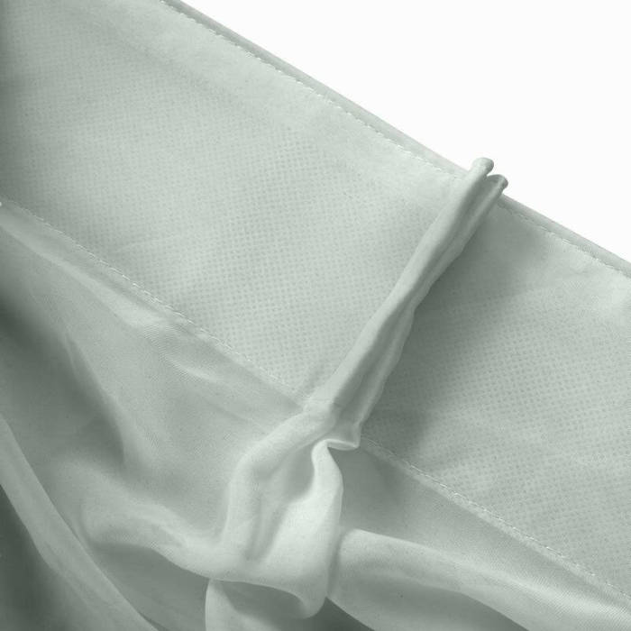 Indoor Outdoor Sheer Curtain Pinch Pleat Wide Opulent Voile Drape SCANDINA